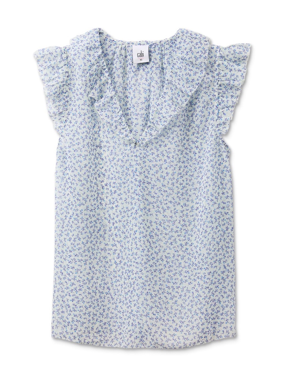 CAbi Ditsy Top Size Small